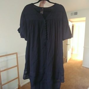 Embroidered bohemian dress